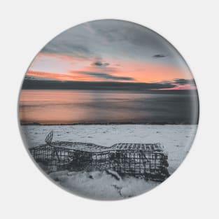 Ethereal Sunrise: Lobster Cage's Reverie V3 Pin