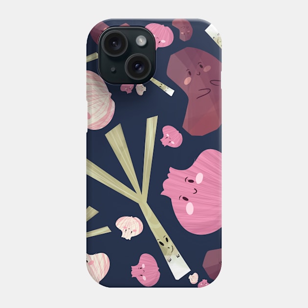 Potato Winter Color Palette Phone Case by nixsasa