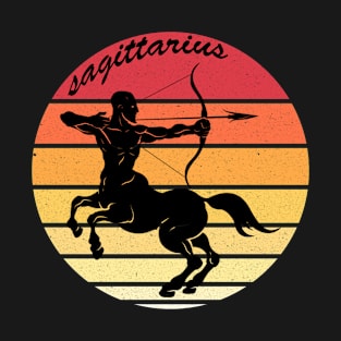 Sagittarius Vintage Zodiac Sign T-Shirt