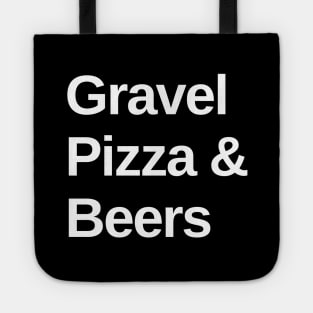 Gravel, Pizza and Beers Cycling Shirt, Funny Gravel, Gravel Lover, Gravel Roads, Cycling Fiesta, Gravel Party, Gravel Bikes and Pizza Lover, Gravel Bikes, Pizza Lover, Gravel Shirt, Graveleur, Gravelista, Gravel Party, Gravel Gangsta Tote