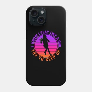 Vintage Basketball Girl Phone Case