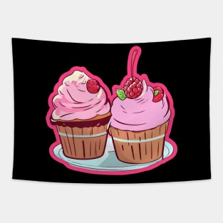 Raspberry Sorbet Lovers Tapestry