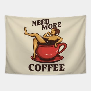 Need more coffee Tapestry