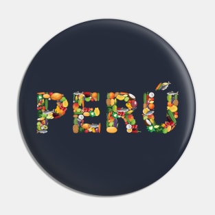 Peruvian Food Pin