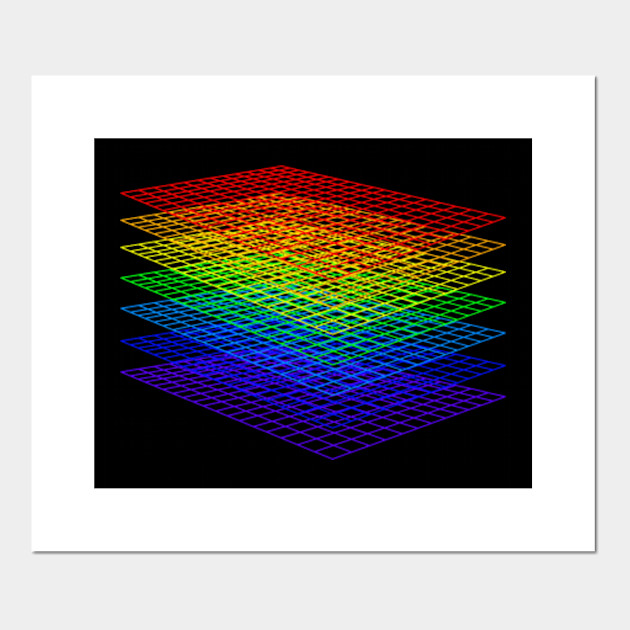 Rainbow Grid Grid Posters And Art Prints Teepublic Upload your creations for people to see, favourite and share. teepublic