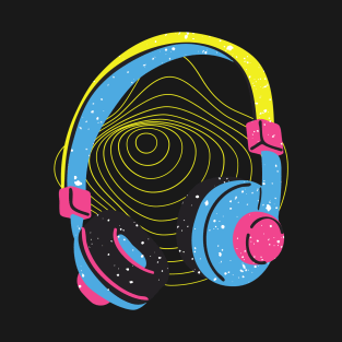 Music is life headphones for music lovers T-Shirt T-Shirt
