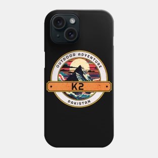 Outdoor Adventure Mountain K2 Pakistan Design Phone Case