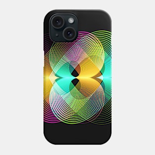 Geometric abstract pop art modern and cool Phone Case