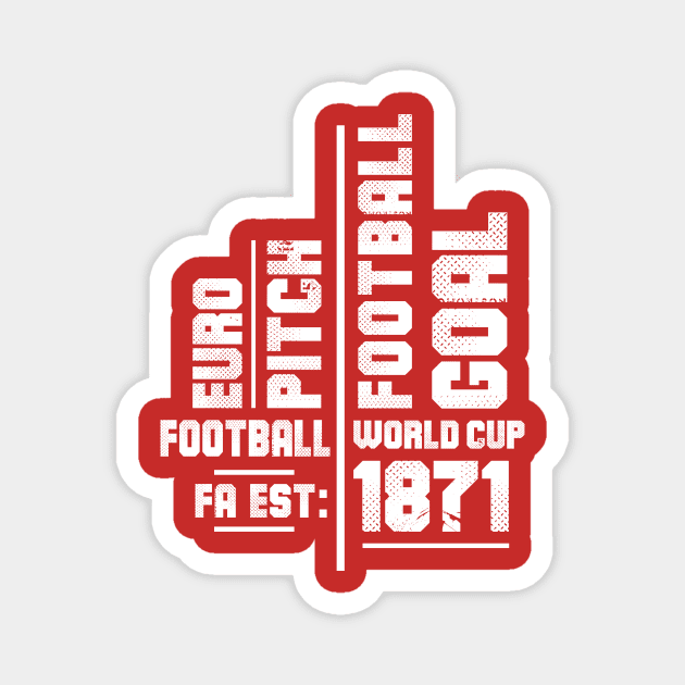 Football Fan Memorabilia All Team Colours Magnet by CGD
