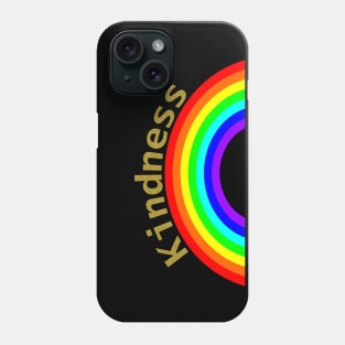 Gold Kindness Rainbow Phone Case