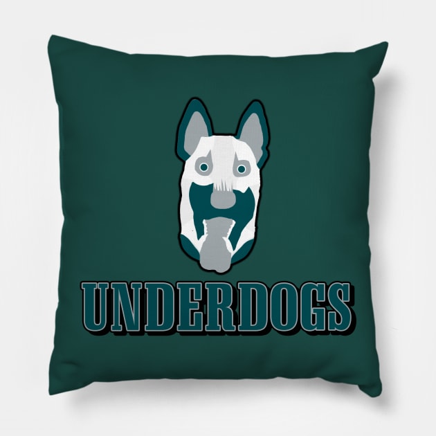 UnderDogs - Eagles Pillow by scornely