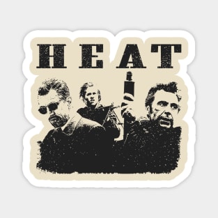 Heat // movie retro Magnet