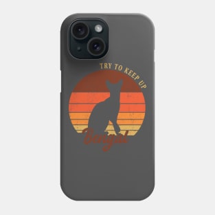 Retro Bengal Cat Phone Case