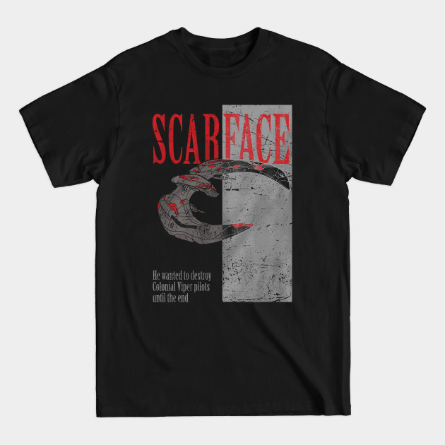 Discover Scar Face - Battlestar Galactica - T-Shirt