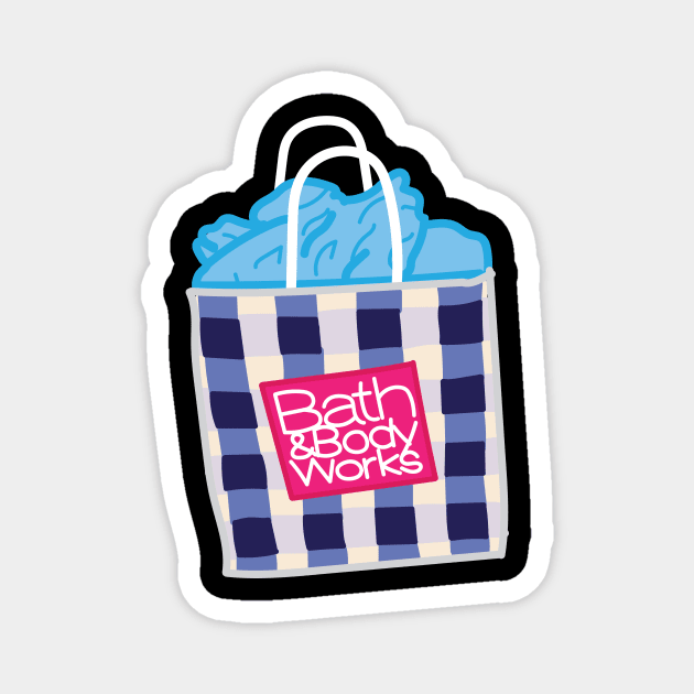 Cute Shopping Bag Magnet by courtneylgraben