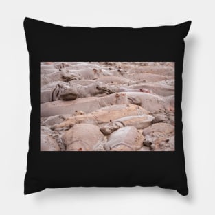 Wallowing Hippos (Serengeti) #5 Pillow