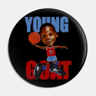 BASKETBALLART -  YOUNG GOAT Pin