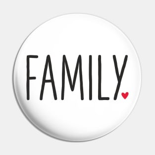 Family Heart - Gift Love Community Pin