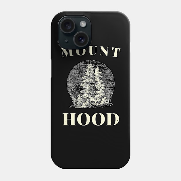 Mount Hood Vintage Phone Case by victoria@teepublic.com