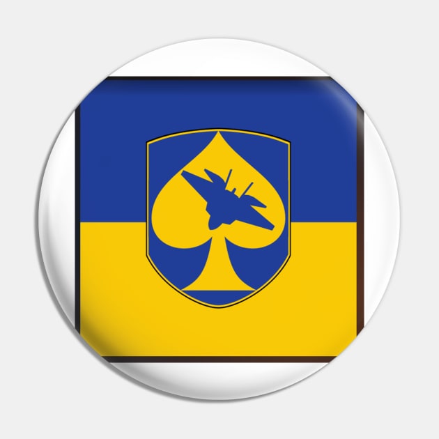 Ghost of Kyiv Badge of Honor Pin by Aces & Eights 