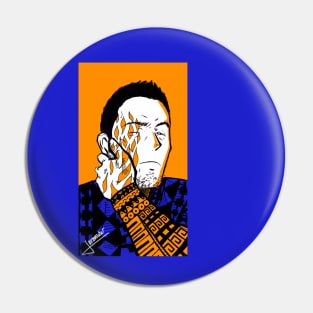 Don Lebeau selfie ecopop Pin