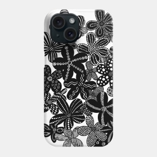 Zentangle Flowers Phone Case