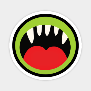 Halloween Scary Mouth Magnet