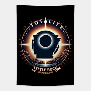 LITTLE ROCK ARKANSAS SOLAR ECLIPSE TOTALITY 4 8 2024 Tapestry