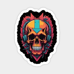 Skull and Arrow Magnet