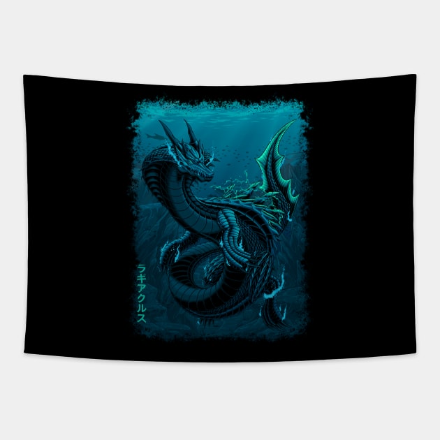 Lagiacrus Tapestry by Minami14R