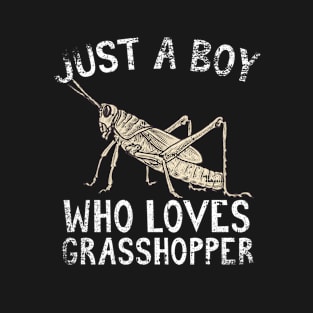 Just A Boy Who Loves Grasshopper T-Shirt