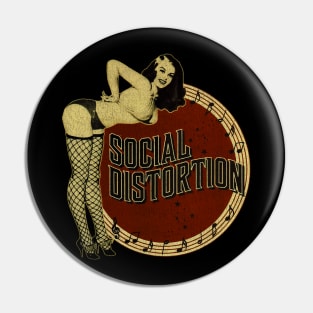 Vintage Social Distortion Pin