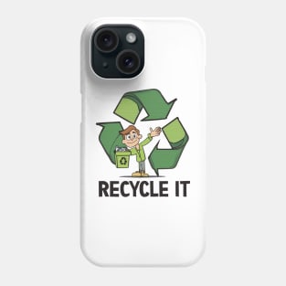 recycle it man Phone Case