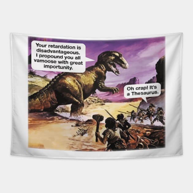 Thesaurus Rex Tapestry by abralexander