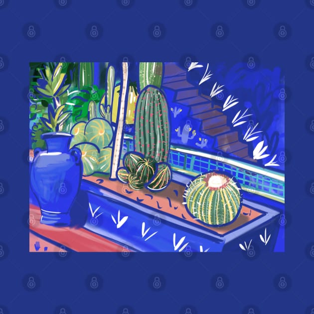 Blue cactus style by Mimie20