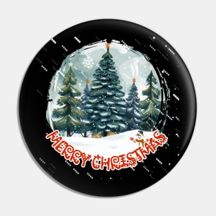 MERRY CHRISTMAS, LET IT SNOW,SNOWMAN Pin