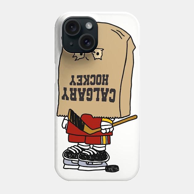 Calgary Hockey Bag of Shame Phone Case by unsportsmanlikeconductco