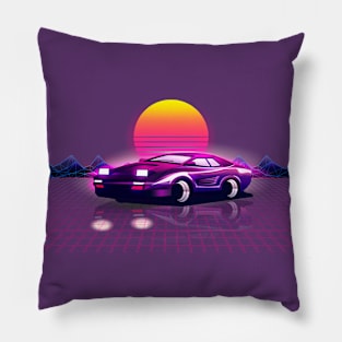 Vaporwave Car Pillow