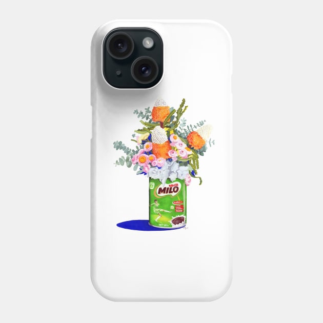 Milo Bouquet Phone Case by PollaPosavec