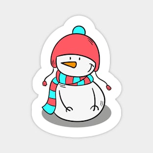 snowman-five design Magnet