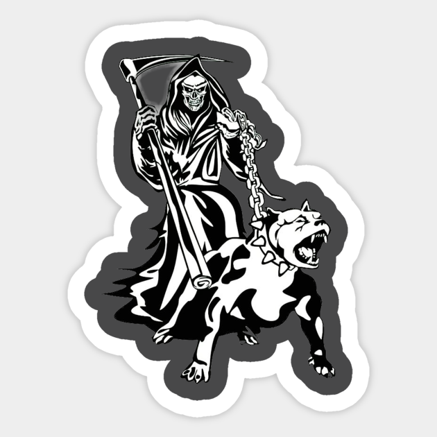 grim reaper dog pitbull