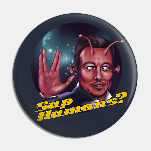 Martian Elon Pin by Karl_The_Faun