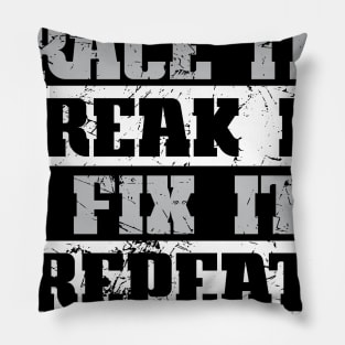 Race It Break It Fix It Pillow