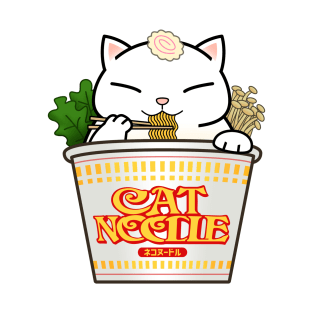 Chubby Cat Cup Noodle T-Shirt