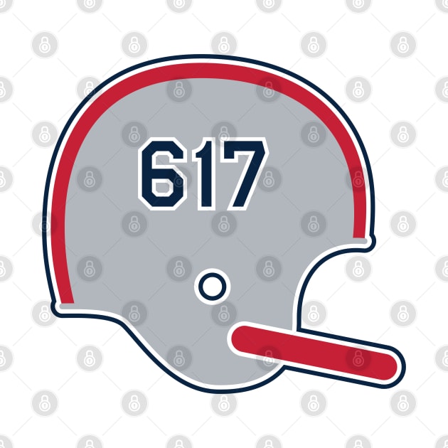 New England Patriots 617 Helmet by Rad Love