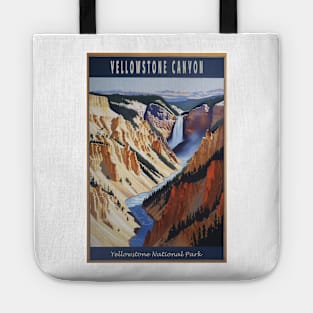 Yellowstone National Park Vintage Poster Tote