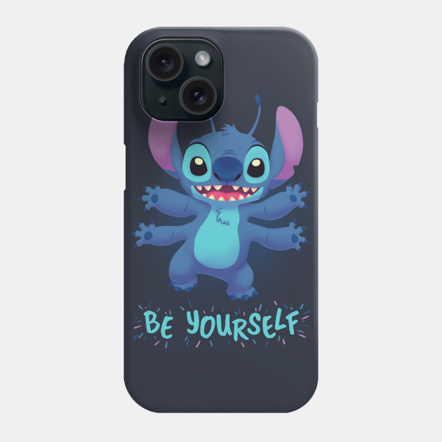 Be Yourself // Cute Stitch, 90s Kid, Experiment 626, Ohana - Stitch -  Sticker