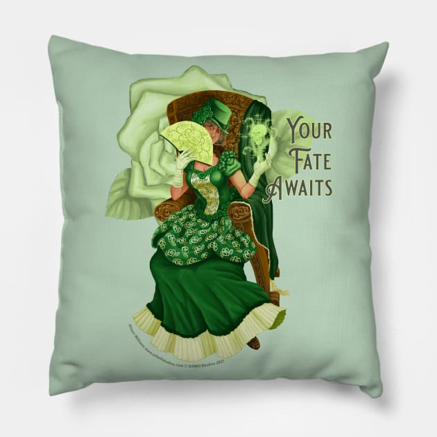 The Rose Enchantress Pillow by SillWill Studios