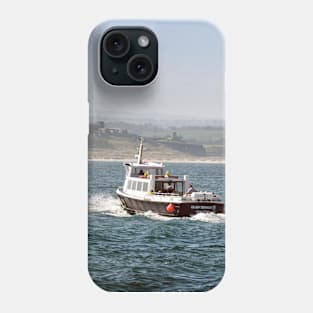 Farne Islands boat off the coast of Northumberland Phone Case