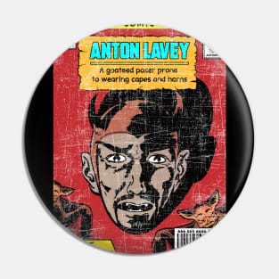 ANTON LAVEY Pin